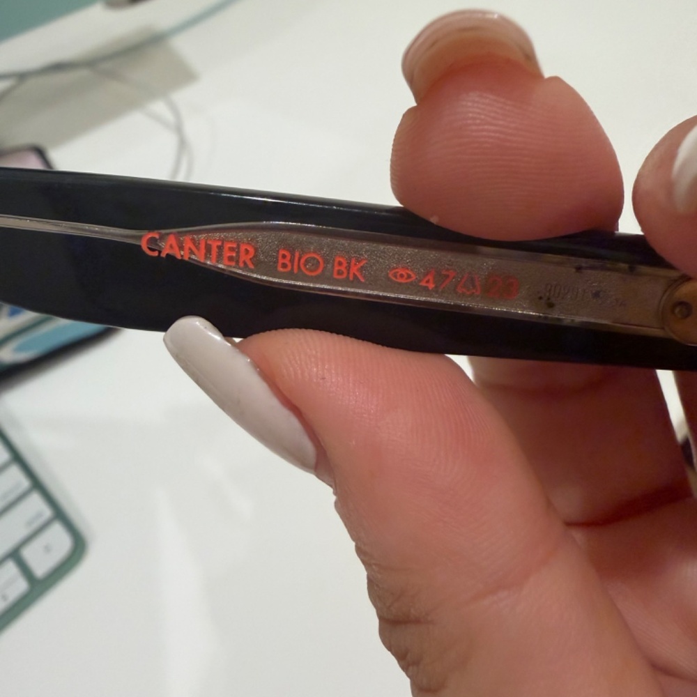 Garrett Leight California Canter Sunglasses – Black with Custom Orange Lenses - Picture 6 of 8